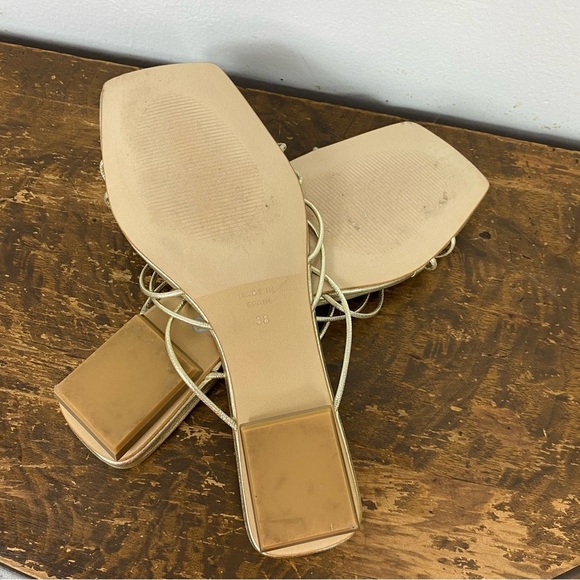 Angel Alarcon Anthropologie metallic square toe sandals - Picture 7 of 12